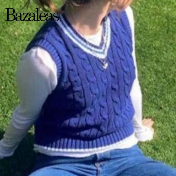 women's sweaters bazaleas vintage v neck pull femme drop sleeveless knitted pullover blue patchwork women tank sweater, White;black
women's sweaters bazaleas vintage v neck pull femme drop sleeveless knitted pullover blue patchwork women tank sweater, White;black