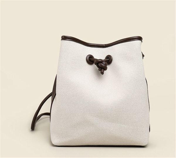 women's canvas bucket bag small fresh and popular contrast color messenger handbag leisure splicing single shoulder bags
women's canvas bucket bag small fresh and popular contrast color messenger handbag leisure splicing single shoulder bags
