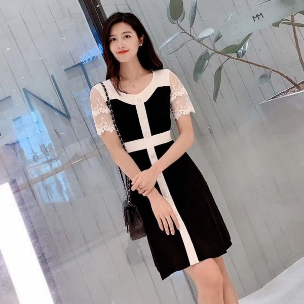 dresses knitted summer casual sweater women v-neck lace patchwork black white knitted short sleeve, Black;gray
dresses knitted summer casual sweater women v-neck lace patchwork black white knitted short sleeve, Black;gray
