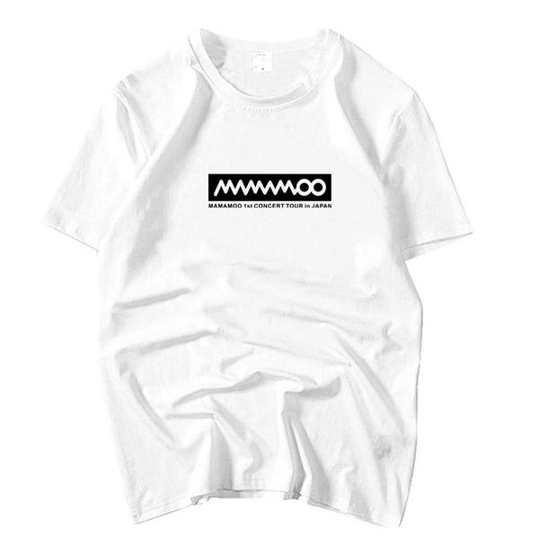 women's t-shirt kpop arrival mamamoo first concert in japan same logo printing o neck short sleeve t shirt summer fans, White
women's t-shirt kpop arrival mamamoo first concert in japan same logo printing o neck short sleeve t shirt summer fans, White