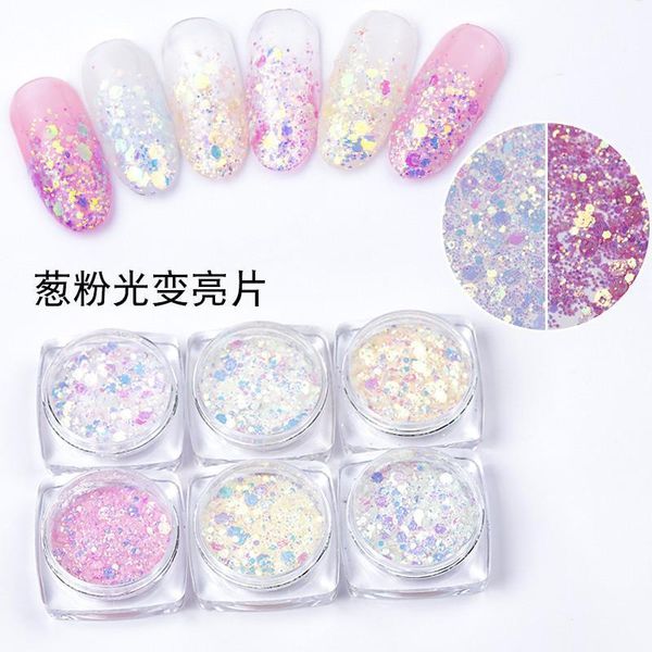 mermaid glitter powder glittering 3d chameleon color sequins discoloration in case of lightnail art decoration polish manicure1, Black
mermaid glitter powder glittering 3d chameleon color sequins discoloration in case of lightnail art decoration polish manicure1, Black