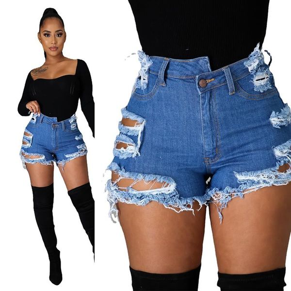 women's jeans machine ripped college student trendy style frayed stretch women denim shorts, Blue
women's jeans machine ripped college student trendy style frayed stretch women denim shorts, Blue