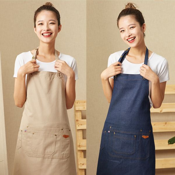 apron korean fashion denim kitchen waiters
apron korean fashion denim kitchen waiters