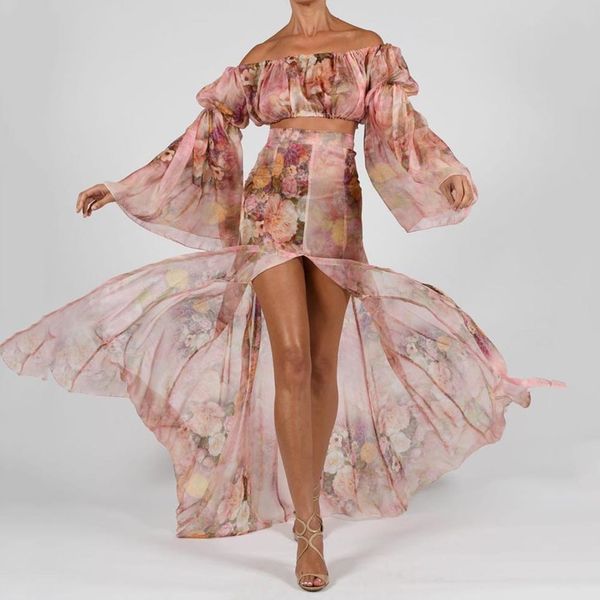 casual dresses summer print two-piece women's off-shoulder long lantern sleeve crop high open skirt fashion party suit lis6, Black;gray
casual dresses summer print two-piece women's off-shoulder long lantern sleeve crop high open skirt fashion party suit lis6, Black;gray