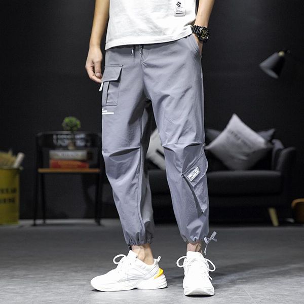 men's pants nice sweatpants ankle-length track men pencil hip hop elastic waist fashion high steet loose joggers streetwear trousers, Black
men's pants nice sweatpants ankle-length track men pencil hip hop elastic waist fashion high steet loose joggers streetwear trousers, Black
