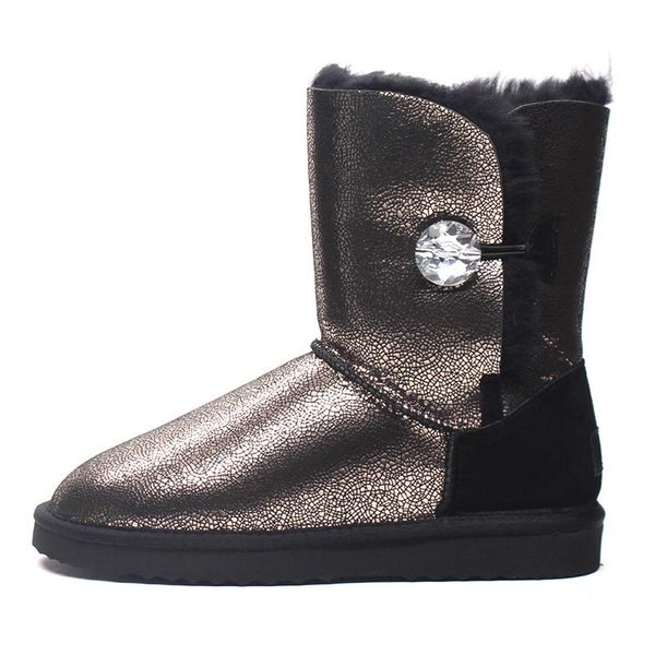 boots 100% real fur classic mujer botas waterproof genuine sheepskin leather snow winter for women, Black
boots 100% real fur classic mujer botas waterproof genuine sheepskin leather snow winter for women, Black