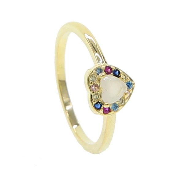 cluster rings simple gold color white opal with rainbow cz heart ring for women female cute finger birthday gift girlfriend jewelry, Golden;silver
cluster rings simple gold color white opal with rainbow cz heart ring for women female cute finger birthday gift girlfriend jewelry, Golden;silver