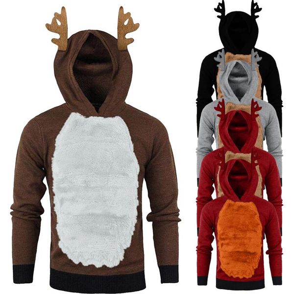 men's hoodies & sweatshirts men autumn winter xmas hoody feather hooded christmas contrast color 3d blouse tee sweatshirt #8, Black
men's hoodies & sweatshirts men autumn winter xmas hoody feather hooded christmas contrast color 3d blouse tee sweatshirt #8, Black