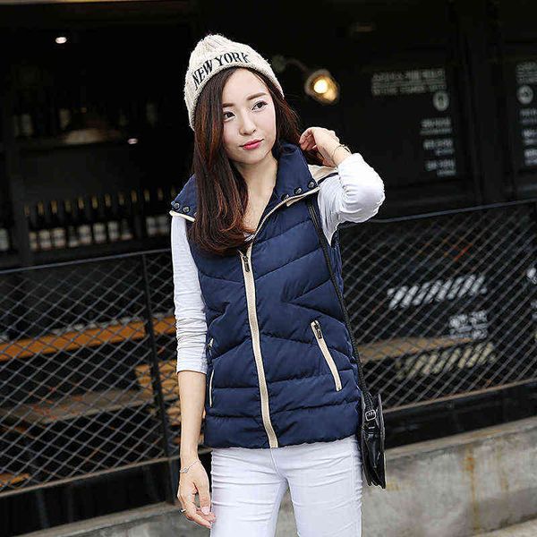 korean slim fit short autumn and winter clothes detachable hat vest women's coat waistcoat down cotton et, Black;white
korean slim fit short autumn and winter clothes detachable hat vest women's coat waistcoat down cotton et, Black;white