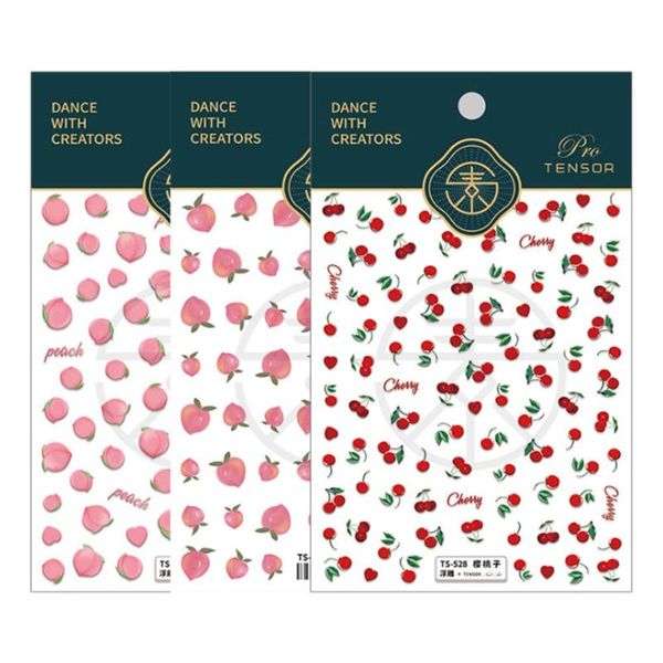 false nails patch acrylic fruit nail decorations cherry peach art sticker 5d engraved, Red;gold
false nails patch acrylic fruit nail decorations cherry peach art sticker 5d engraved, Red;gold