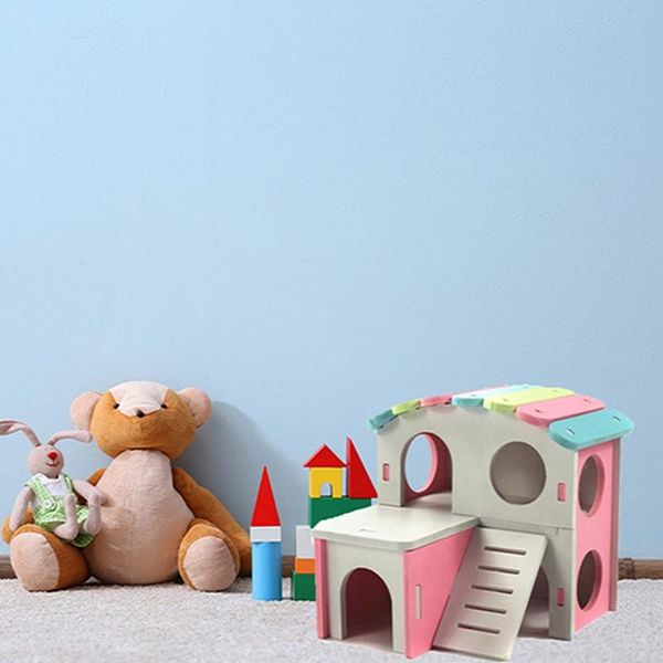 small animal supplies hamster hideout cage cute colorful house with ladder slide for guinea pig accessories
small animal supplies hamster hideout cage cute colorful house with ladder slide for guinea pig accessories