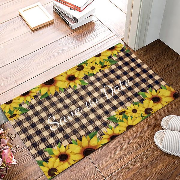 carpets modern family doormats sunflower plant retro plaid for kitchen bathroom non-slip mats living room decoration welcome art carpet
carpets modern family doormats sunflower plant retro plaid for kitchen bathroom non-slip mats living room decoration welcome art carpet