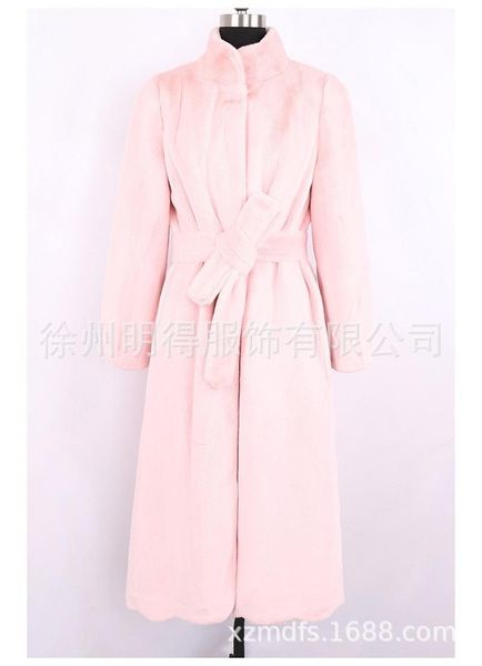 women's fur & faux women coat autumn and winter mink fashion long warm casual solid color, Black
women's fur & faux women coat autumn and winter mink fashion long warm casual solid color, Black