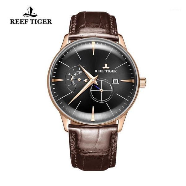 reef tiger/rt watch for men luxury casual brand automatic watches waterproof relogio masculino rga8219 wristwatches, Slivery;brown
reef tiger/rt watch for men luxury casual brand automatic watches waterproof relogio masculino rga8219 wristwatches, Slivery;brown