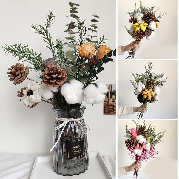 decorative flowers & wreaths dried flower bouquet ornaments diy hand-dried furnishings decoration for home living room garden b99
decorative flowers & wreaths dried flower bouquet ornaments diy hand-dried furnishings decoration for home living room garden b99