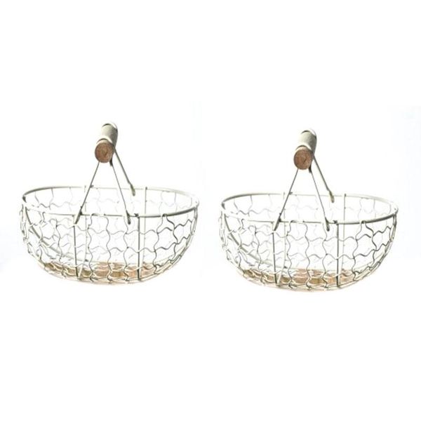 storage baskets 2x wooden handle metal retro basket portable multi-function vegetable fruit egg groceries practical white
storage baskets 2x wooden handle metal retro basket portable multi-function vegetable fruit egg groceries practical white