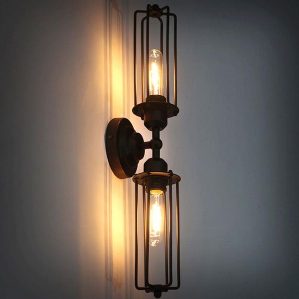 wall lamp vintage loft double tube indoor bedroom kitchen light applique home decoration restaurant iron cage retro sconce
wall lamp vintage loft double tube indoor bedroom kitchen light applique home decoration restaurant iron cage retro sconce