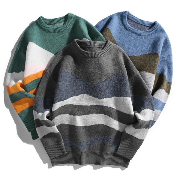 men's sweaters oversize men pullovers autumn striped youthful fashion harajuku streetwear male clothing couple man, White;black
men's sweaters oversize men pullovers autumn striped youthful fashion harajuku streetwear male clothing couple man, White;black