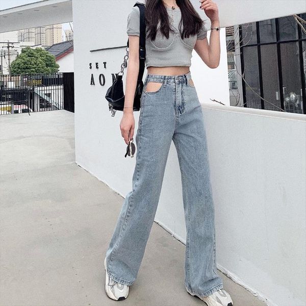 big hole with womens jeans waist punk denim pencil pants vintage mom boyfriend, Blue
big hole with womens jeans waist punk denim pencil pants vintage mom boyfriend, Blue
