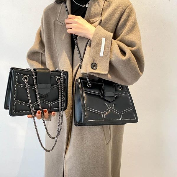 classic chain shoulder bag rivet design tote famouse brand women handbag pu leather crossbody messenger bags female satchel cross body
classic chain shoulder bag rivet design tote famouse brand women handbag pu leather crossbody messenger bags female satchel cross body