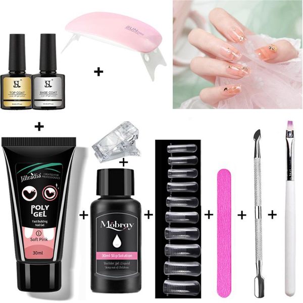 10pcs/set poly extension gel nail kit 30ml acrylic with lamp builder art tool nails accessories kits
10pcs/set poly extension gel nail kit 30ml acrylic with lamp builder art tool nails accessories kits