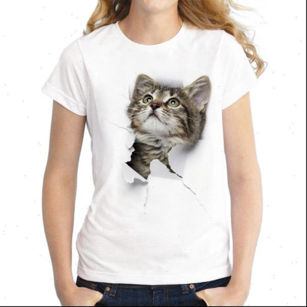 women t shirt s 3xl 3d cat dog print soft feeling casual harajuku summer short sleeve round neck clothes top, White
women t shirt s 3xl 3d cat dog print soft feeling casual harajuku summer short sleeve round neck clothes top, White