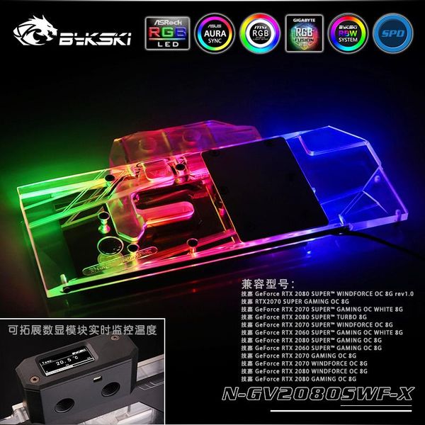 bykski gpu cooler lighting graphics card water cooling block for gigabyte rtx2080 rtx2070 rtx2060 super windforce n-gv2080swf-x fans & cooli
bykski gpu cooler lighting graphics card water cooling block for gigabyte rtx2080 rtx2070 rtx2060 super windforce n-gv2080swf-x fans & cooli