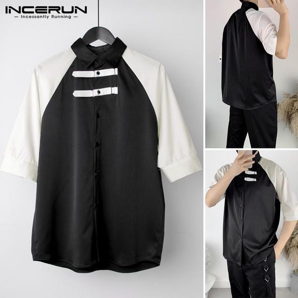 men's casual shirts men designed buckle fashion shirt mans turn down collar blouse vintage half sleeve white&black s-5xl
men's casual shirts men designed buckle fashion shirt mans turn down collar blouse vintage half sleeve white&black s-5xl