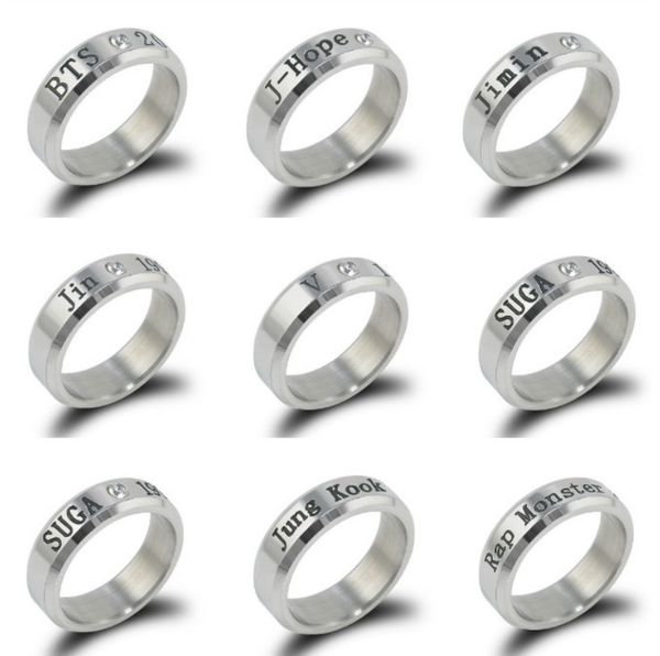 2021 arrival jimin fashion jewelry men letters s for women ring stainless steel crystals name, Silver
2021 arrival jimin fashion jewelry men letters s for women ring stainless steel crystals name, Silver