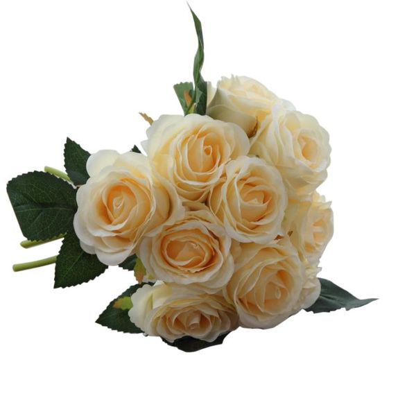 decorative flowers & wreaths 10 heads bouquet artificial rose real touch fake wedding bridal hands hold valentine's day gift home decor
decorative flowers & wreaths 10 heads bouquet artificial rose real touch fake wedding bridal hands hold valentine's day gift home decor