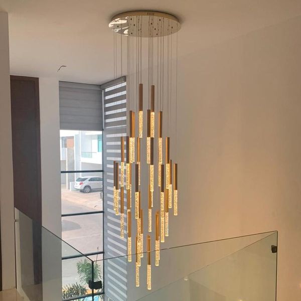 gold led chandelier lighting luxury spiral design crystal lamp for staircase living room home decoration light fixtures chandeliers
gold led chandelier lighting luxury spiral design crystal lamp for staircase living room home decoration light fixtures chandeliers