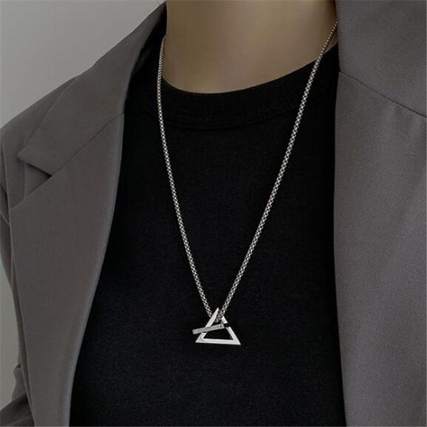 pendant necklaces fashion simple geometric stainless steel necklace punk hip hop silver color men's male nightclub jewelry
pendant necklaces fashion simple geometric stainless steel necklace punk hip hop silver color men's male nightclub jewelry