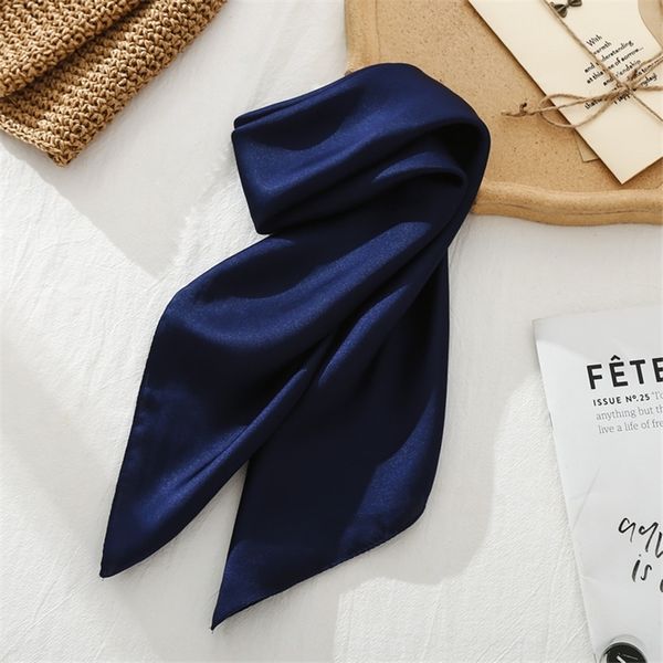 RWU 70 70cm imitation silk small square ties women's versatile professional decoration cravat small square scarf solid color scarf, Black;gray
RWU 70 70cm imitation silk small square ties women's versatile professional decoration cravat small square scarf solid color scarf, Black;gray
