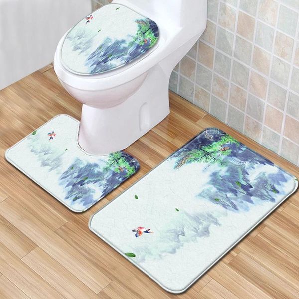 carpets chinese style printed doormat 3pcs toilet rug set flannel floor mat washable carpet anti-slip rugs
carpets chinese style printed doormat 3pcs toilet rug set flannel floor mat washable carpet anti-slip rugs