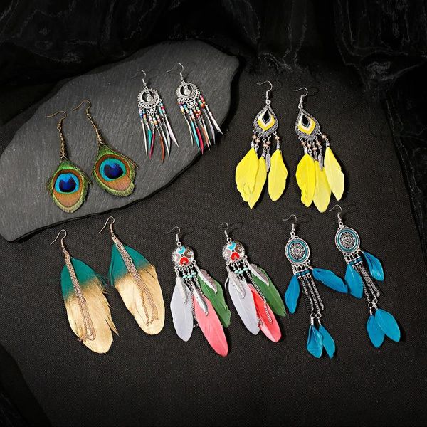dangle & chandelier jewelry feather earrings for women tassel chain boho earring long pendientes ear rings pierce vintage aesthetic h, Silver
dangle & chandelier jewelry feather earrings for women tassel chain boho earring long pendientes ear rings pierce vintage aesthetic h, Silver