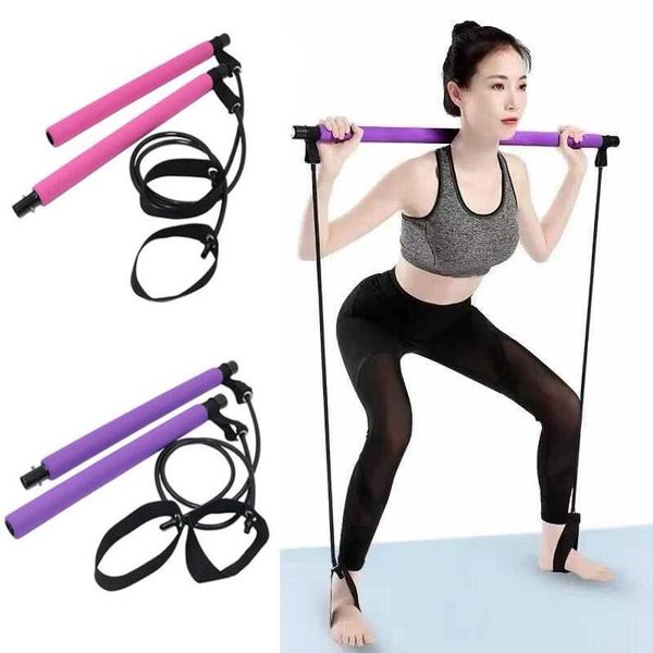 resistance bands yoga crossfit exerciser pull rope portable gym workout pilates bar trainer elastic for fitness equipment
resistance bands yoga crossfit exerciser pull rope portable gym workout pilates bar trainer elastic for fitness equipment