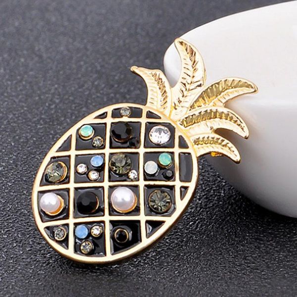 pins, brooches zlxgirl jewelry fashion foreign trade wish alloy high-grade black pineapple brooch, Gray
pins, brooches zlxgirl jewelry fashion foreign trade wish alloy high-grade black pineapple brooch, Gray