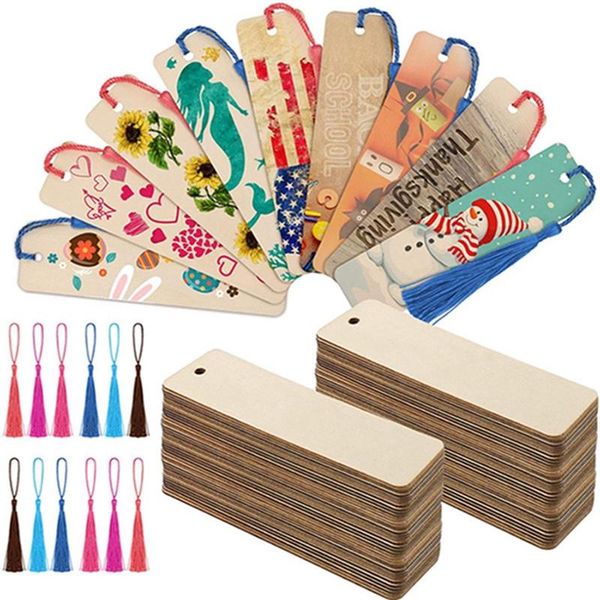psc/lot wooden blank bookmark graffiti diy book reading marker office school file classify tag gift package decor with tassel
psc/lot wooden blank bookmark graffiti diy book reading marker office school file classify tag gift package decor with tassel