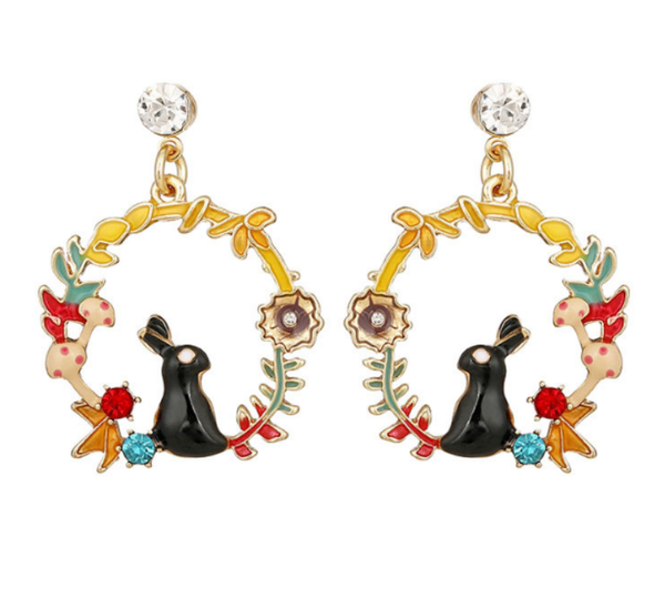 stud silver enamel earrings, fresh flower earrings glaze with rhinestone, Golden;silver
stud silver enamel earrings, fresh flower earrings glaze with rhinestone, Golden;silver