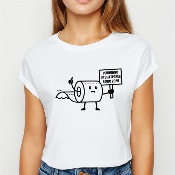 female i survived toilet and mens t shirt womens panic loose spring summer tee show thin vestidos round neck, White;black
female i survived toilet and mens t shirt womens panic loose spring summer tee show thin vestidos round neck, White;black