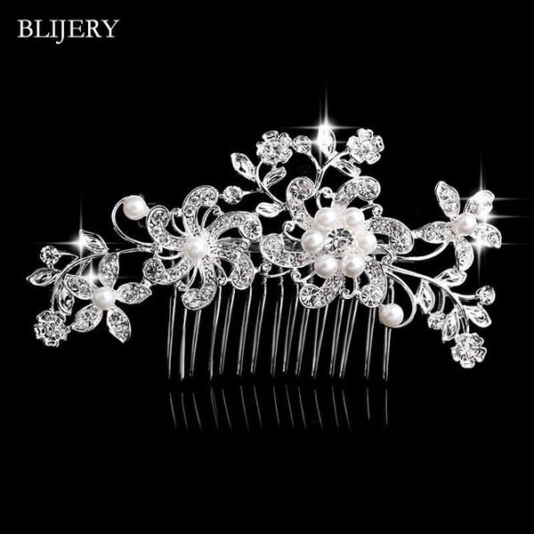hair clips & barrettes blijery classic bridal accessories crystal simulated pearl flower combs for women wedding jewelry brides tiara, Golden;silver
hair clips & barrettes blijery classic bridal accessories crystal simulated pearl flower combs for women wedding jewelry brides tiara, Golden;silver