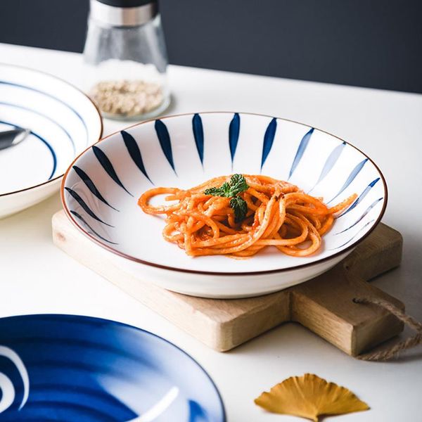 tableware 8inch japanese ceramic round dish home breakfast plate pasta dessert steak western hand-painted simple decoration dishes & plates
tableware 8inch japanese ceramic round dish home breakfast plate pasta dessert steak western hand-painted simple decoration dishes & plates