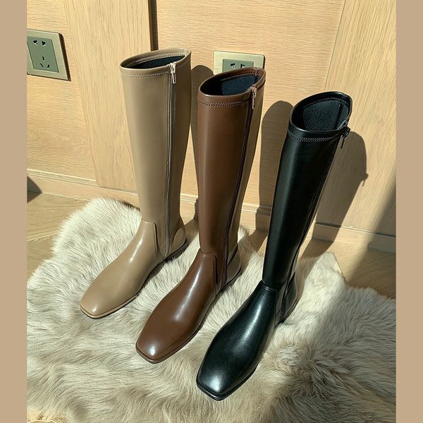grape mother boots square head knight autumn and winter women's but knee high brown boots outlet black friday
grape mother boots square head knight autumn and winter women's but knee high brown boots outlet black friday