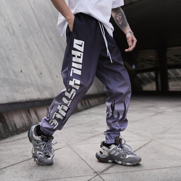 men's pants letter flame gradient joggers track men and women boom feet streetwear harajuku loose drawstring oversize trousers, Black
men's pants letter flame gradient joggers track men and women boom feet streetwear harajuku loose drawstring oversize trousers, Black