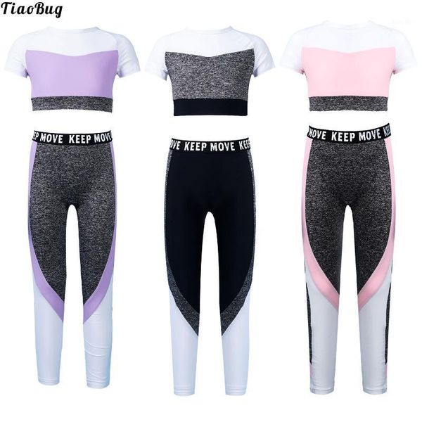 yoga outfit tiaobug kids girls outfits round neckline short sleeves elastic hem crop print letter pattern leggings casual sport set
yoga outfit tiaobug kids girls outfits round neckline short sleeves elastic hem crop print letter pattern leggings casual sport set