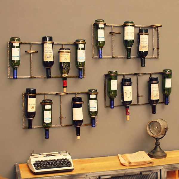 tablewine racks european wall rack pendant creative wrought iron bar decoration hanging display
tablewine racks european wall rack pendant creative wrought iron bar decoration hanging display