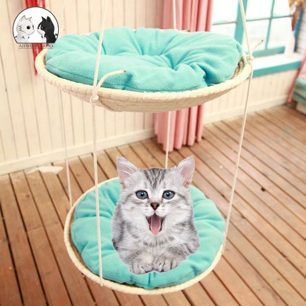cat beds & furniture sisal round hammock bed natural straw and cotton cloth safety double layer hanging pet comfortable mats cushions
cat beds & furniture sisal round hammock bed natural straw and cotton cloth safety double layer hanging pet comfortable mats cushions