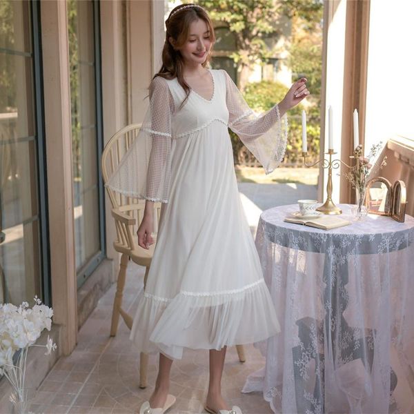 women's sleepwear girls sweet long style lace vintage nightgowns women simple v-neck full sleeves modal nightie spring mid-calf gauze h, Black;red
women's sleepwear girls sweet long style lace vintage nightgowns women simple v-neck full sleeves modal nightie spring mid-calf gauze h, Black;red