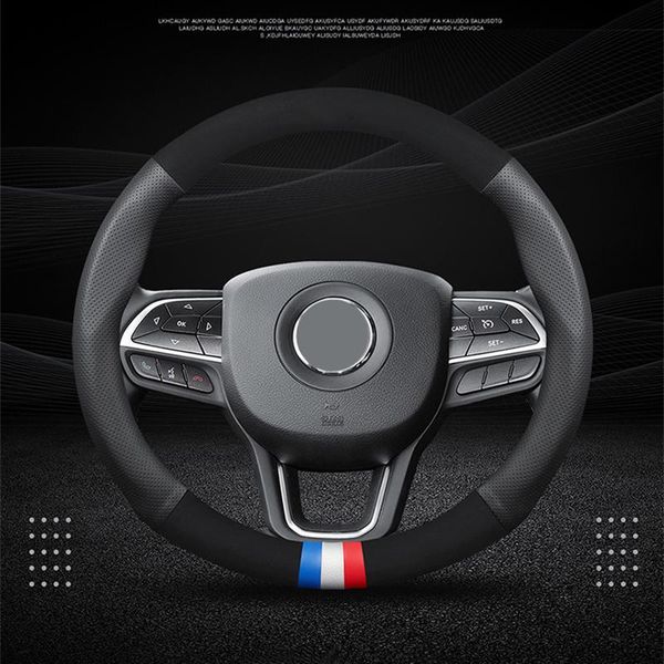 steering wheel covers turn leather car protector for sport four season universal anti-slip cover breathable 38cm
steering wheel covers turn leather car protector for sport four season universal anti-slip cover breathable 38cm