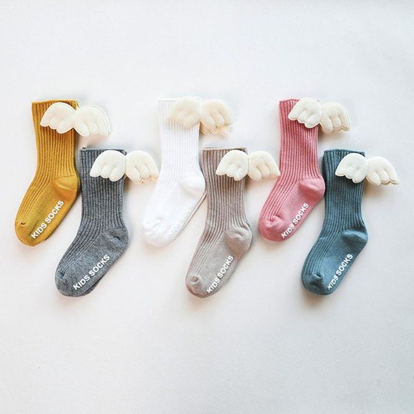 pair cotton born baby socks cartoon angel wing boy girls knee household anti-slip toddler, Pink;yellow
pair cotton born baby socks cartoon angel wing boy girls knee household anti-slip toddler, Pink;yellow